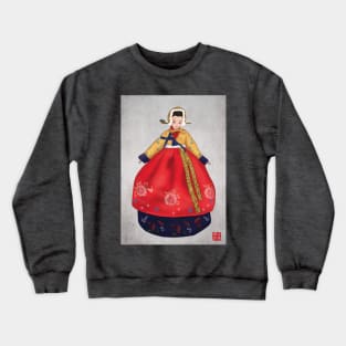 Aesthetic Hanbok Art Crewneck Sweatshirt